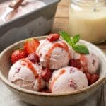 Domowe lody truskawkowe
