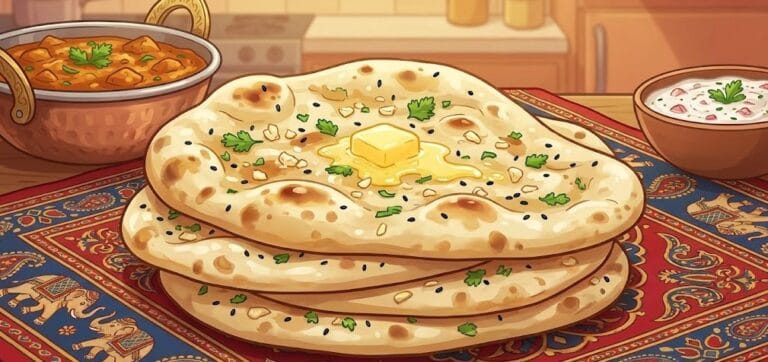 Domowy chlebek naan