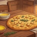chleb czosnkowy paleo