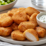 Nuggetsy z kurczaka w chrupiącej panierce bez płatków