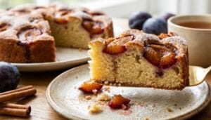 Ciasto śliwkowe z cynamonem bez glutenu