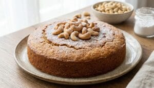 Ciasto z orzechów nerkowca bez glutenu