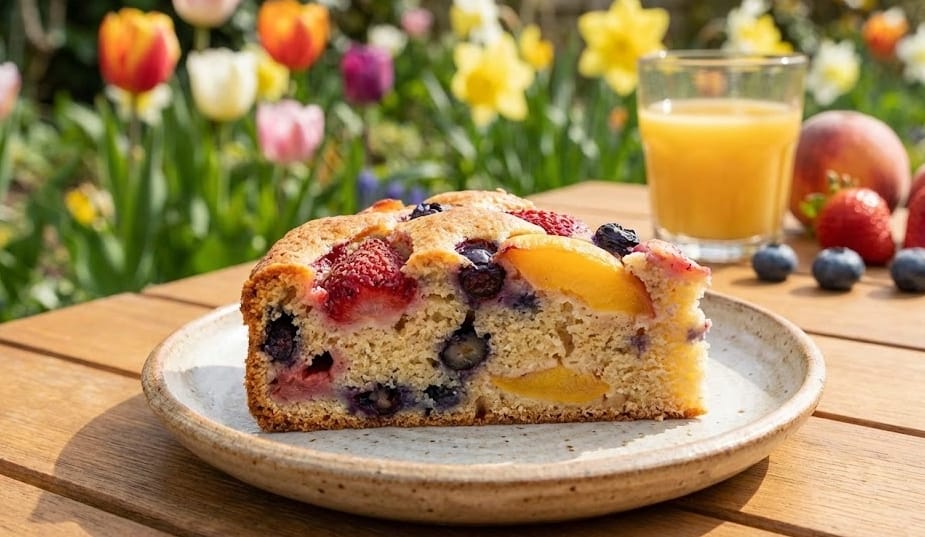 Owocowe ciasto bez glutenu